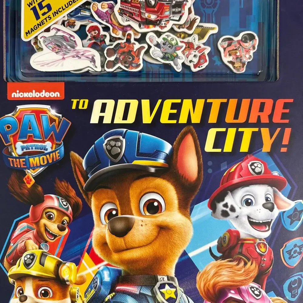 Paw patrol magnetic book with